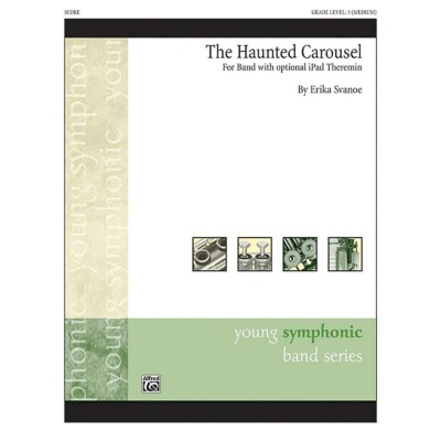 The Haunted Carousel BOOK For Band with Optional iPad Theremin SCORE & PARTS NEW