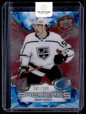 2021-22 Upper Deck Ice Ice Premieres Red Sean Durzi Rookie 161/399 #157 Los