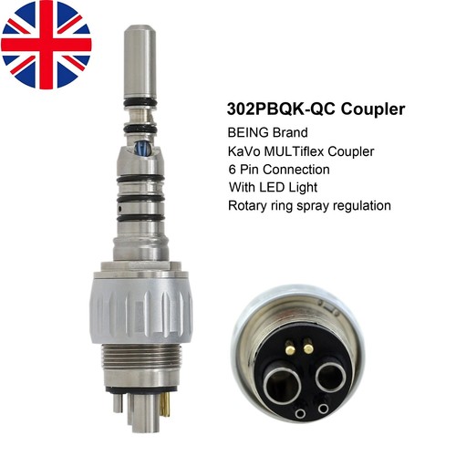 BEING Dental High Speed Turbine Handpiece Fiber Optic For KaVo MULTIflex Coupler - Picture 81 of 91