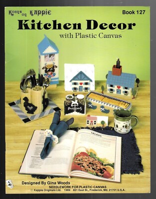 Kappie Originals~Kitchen Decor~Plastic Canvas Leaflet Book 127