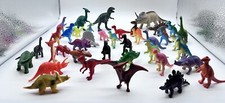 Plastic Dinosaur Figurines Cake Toppers Lot Of 39 Unbranded 1 1/2 To 3inches
