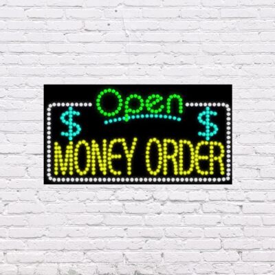 Money Order Only Sign LED Open Money Order | Light-up Sign | 31