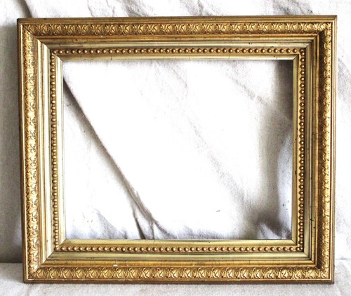 ANTIQUE FITS 8 X 10" PICTURE FRAME GOLD GILT AESTHETIC WOOD VICTORIAN FINE ART - Picture 9 of 20
