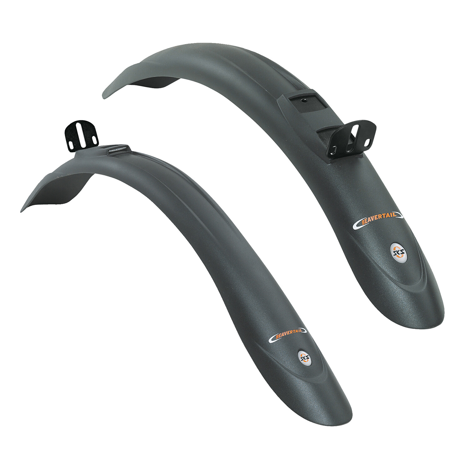 SKS - Beavertail 26 - 28 Inch Black Plastic Fender Set For All MTB & Road Bikes