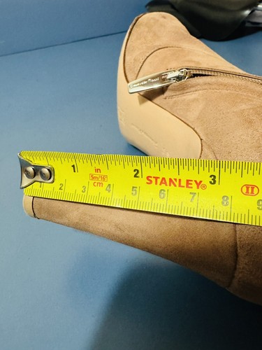 Gianvito Rossi Women's Beige Suede Knee High Boots Shoe Size EU 36.5 US 6 - Picture 13 of 13