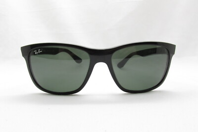 RAY-BAN SPORTS WRAP RB 4181 601 3N MODERN HORNED SUNGLASSES 55-155