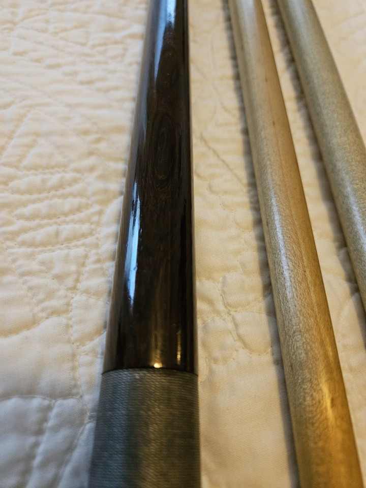 ***RARE*** Doc Frye Pool Cue with Glitter Rings Late 1960's HOF Cue