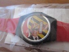Coca-Cola Armbanduhr Einf&uuml;hrung New Coke 1985 Max Headroom Werbeuhr watch