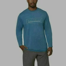 HANG TEN MEN LONG SLEEVE UPF 50+ PROTECTION SUN T-SHIRT(BLUE HEAVEN 3X-LARGE)NWT