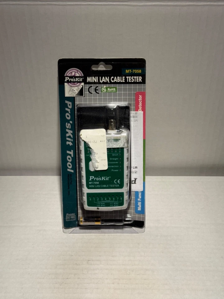 ProsKit MT-7058 3-In-1 Multifunctional Mini Lan Cable Tester - Image 2 of 4