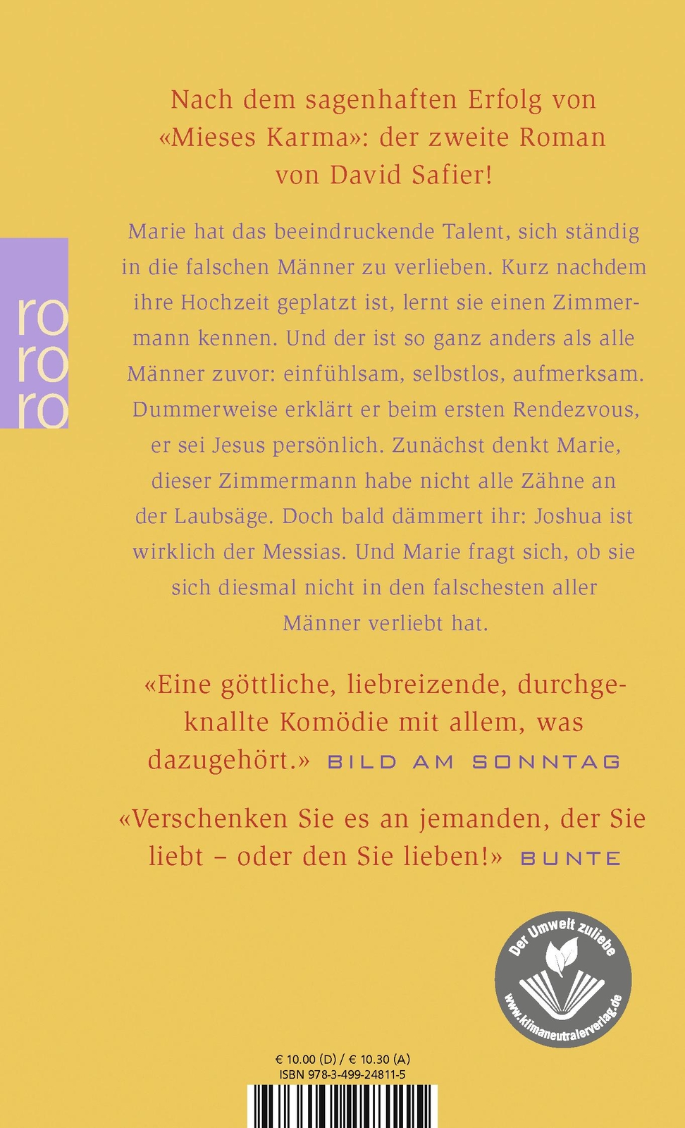 Thumbnail - David Safier Jesus Liebt Mich