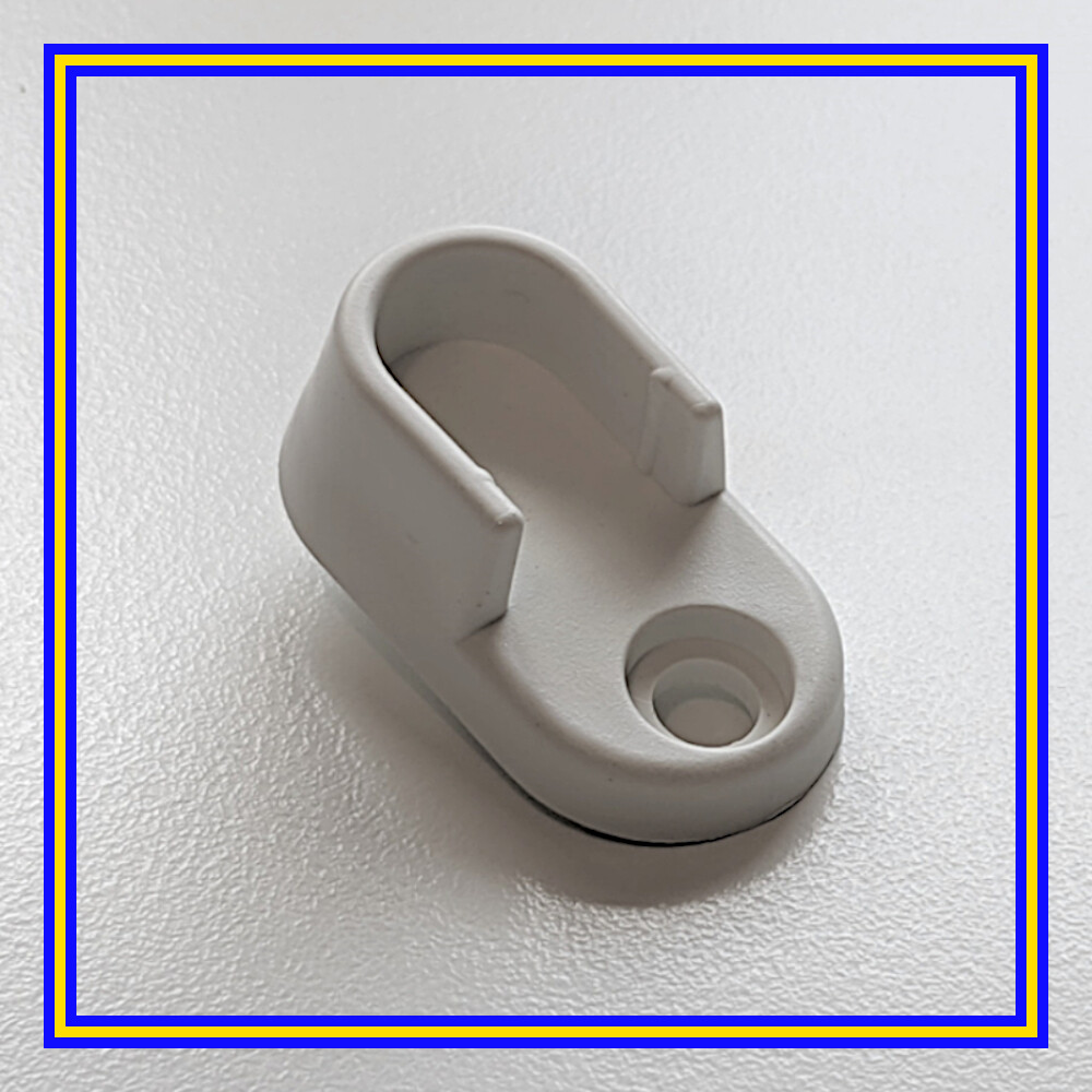 IKEA INCLINED SUSPENSION fitting + cover cap, white plastic part 144342 144343 EUR 3,70