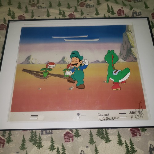 New ListingSuper Mario Brothers Super Show Animation Cel Art Vintage Cartoons Nintendo