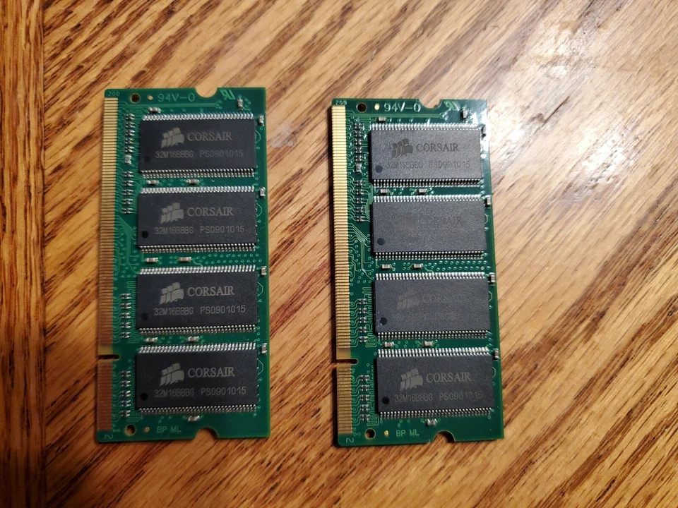 Set of (2) Corsair VS512SDS266 Random Access Memory RAM - Image 2 of 2