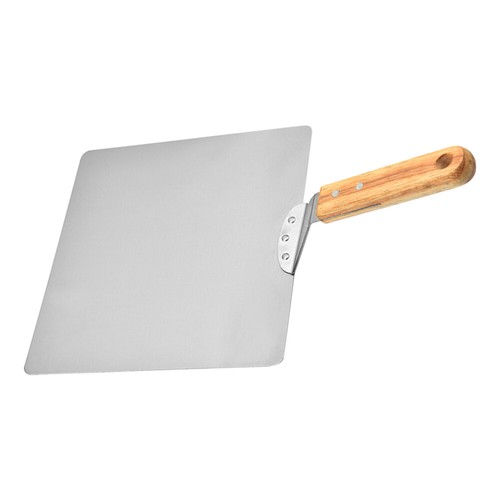 Wooden Handle Pizza Shovel Paddle for Baking Stainless Steel Spatulas - Picture 6 of 12
