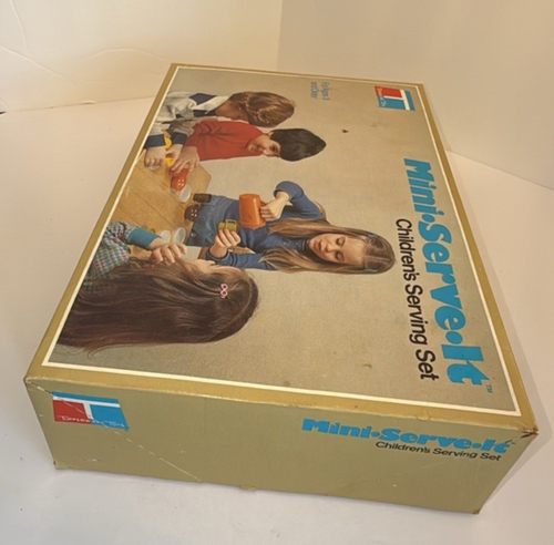 Vintage 1979 Tupperware Mini-Serve It Set Children's Toys Original Box Complete - Picture 12 of 22