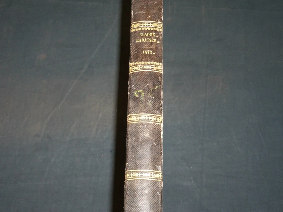 1872 KLADDERDATSCH ILLUSTRATED MAGAZINE BOUND VOLUME - GERMAN - KD 4349 Foto 2 de 4