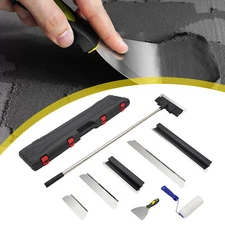 Drywall Skimming Blades Set Knife Combo Tools 30/50/80CM with Extension Handle