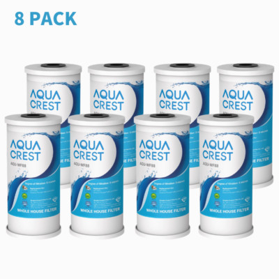 AQUA CREST FXHTC Whole House Water Filter Replacement for GE  FXHTC, GXWH40L(8)