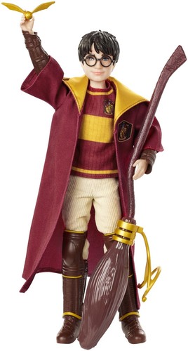 2019 HARRY POTTER Quidditch Poseable Doll, Nimbus Broomstick and Snitch (NEW) - Picture 8 of 12