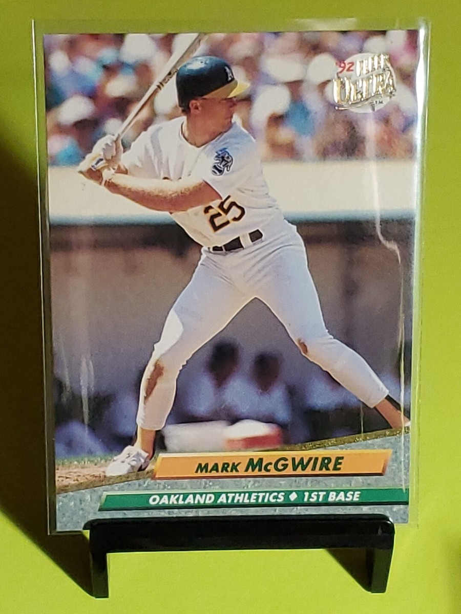 Mark McGwire マグワイヤOakland Athletics 1992 Fleer Ultra Baseball #115 Mark McGwire Oakland