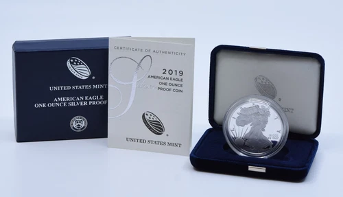 2019-S $1 American Proof Silver Eagle in Original Government Packaging