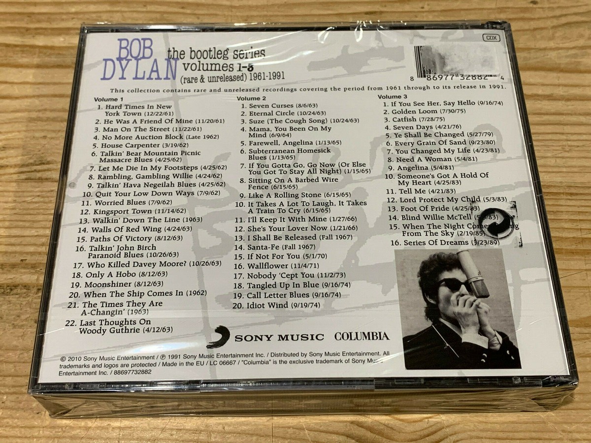 BOB DYLAN The Bootleg Series Vol.1-3 COLUMBIA LEGACY 3CD BOX BOB DYLAN The Bootleg Series Vol.1-3 COLUMBIA LEGACY 3CD BOX