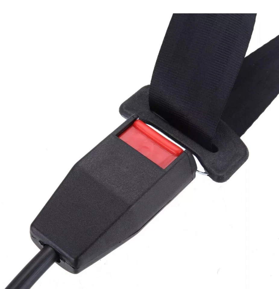 Para todos los cinturones de seguridad delanteros TOYOTA Hilux 2 piezas correas de alta resistencia negro Foto 2 de 4