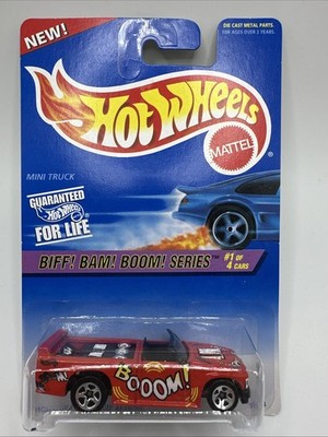 1997 Hot Wheels Biff! Bam! Boom! #1 Mini Truck. Low Ridin  New