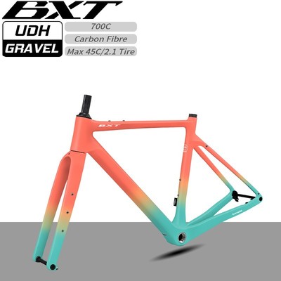 BXT Gravel Carbon Fiber Bike Frame Straßenrennrad Disc Brake Fahrradrahmen