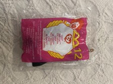 McDonald's 1999 Happy Meal Toy Ty Teenie Beanie Babies Chip the Cat #12 w/Error
