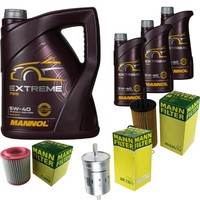 Mann Inspektionspaket 8L Mannol Extreme 5W-40 FüR Audi A8 4.2 Quattro 3.7