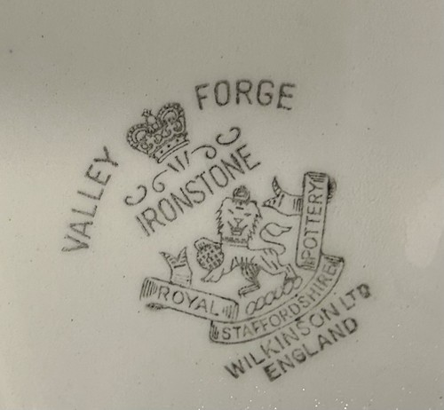 Wilkinson Ironstone VALLEY FORGE Serving PLATTER , 11 3/4" x 9 1/4" VGC - Picture 3 of 3
