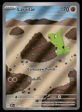 LARVITAR 203/197 ILLUSTRATION RARE OBSIDIAN FLAMES POKEMON HOLO NM on eBay