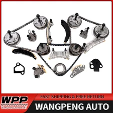 Timing Chain Kit + 4 VVT Sprockets for Cadillac Chevy Buick GMC 3.0L 3.2L 3.6L