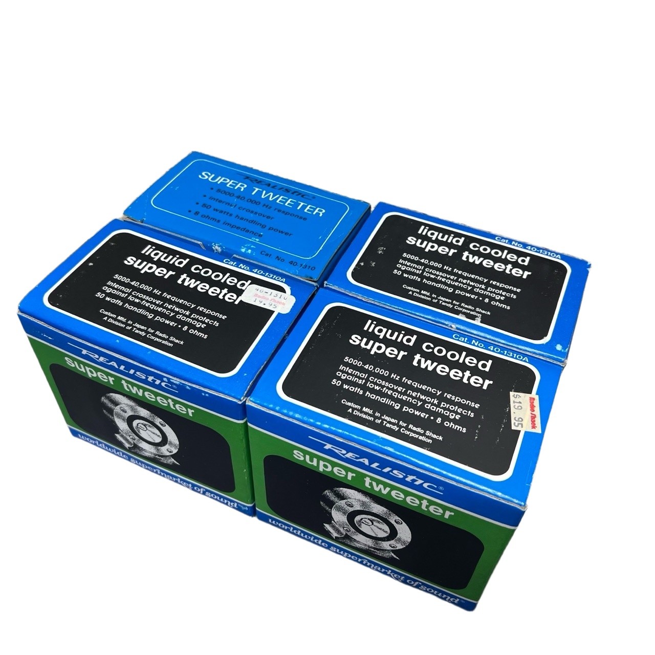 Vtg Realistic 40-1310A Super Tweeter Parts (4x Boxes Plastic Housings Manuals)