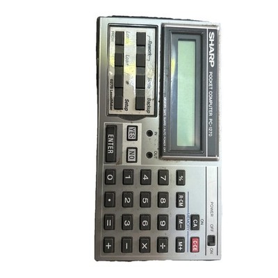 Sharp Pocket Computer PC-G850VS Vintage Handheld Computer - Lease Calculator