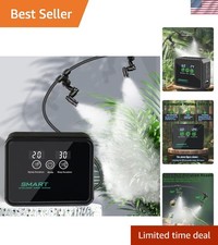 Effortless Reptile Hydration: Timer-Controlled Humidifier with Adjustable Spray