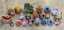 23 Pc Lot Tsum Tsum Disney Figures Small Medium Large Train Sleigh Hats Toys