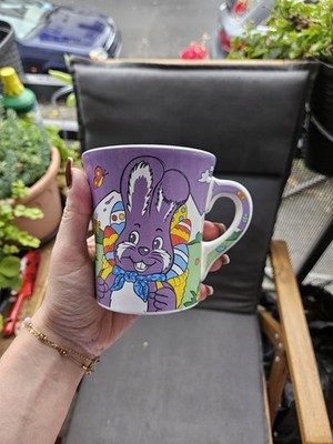 Milka Easter Mug Edition No.6 Collectible Vintage Cup Bunny Design