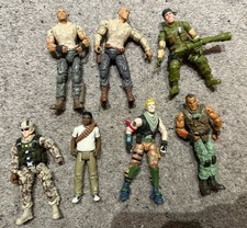 Army Action Figures Lanard Corps Elite - The Rock - Fortnite Jonesy Job Lot x7