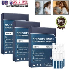 2025 New NanoLipo HardX Performance Ampoules - Men's Energy Booster Performance