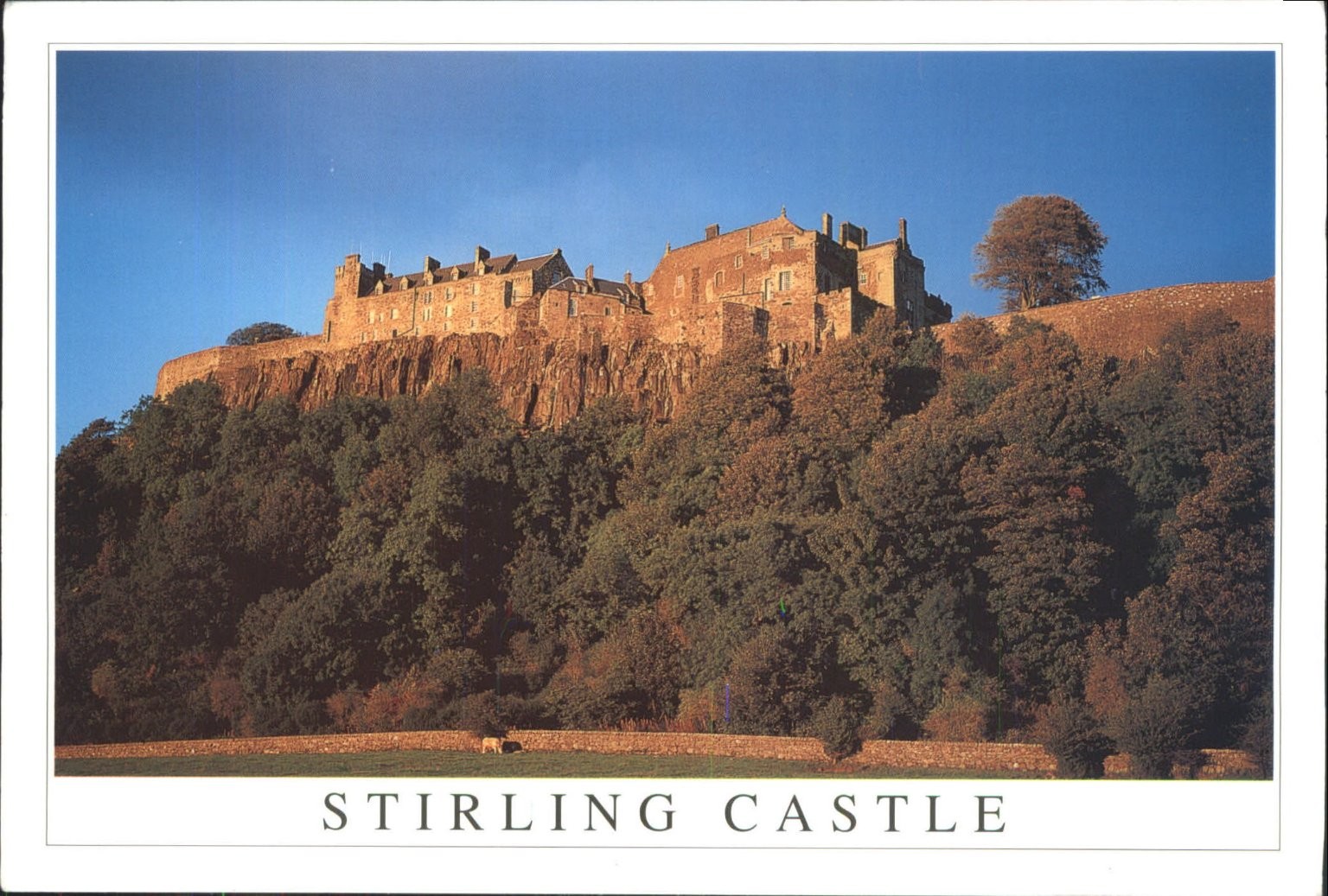 Vintage Stirling Castle Postcard Scotland Topographical Posted 2001