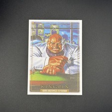 Kingpin 2024 Marvel Masterpieces ‘92 Platinum # 43 Canvas RARE SP