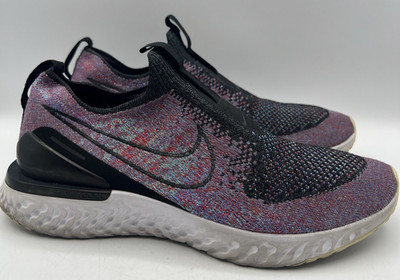 Nike React Phantom Run Flyknit Running Shoes Multicolor Womens Size 8 US