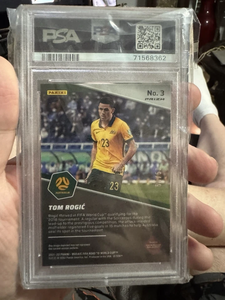 2021-2022 Mosaic FIFA Tom Rogic Breakaway Purple PSA 10 - Image 2 of 2