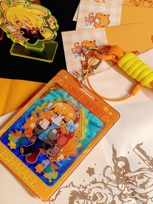 9cm Anime Limbus Company Ishmael Acrylic Keychain Toy Hand Strap Pendant