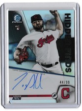 2020 Bowman Hidden Finds Chrome Auto 44/99 Logan Allen #HFA-LA Auto 