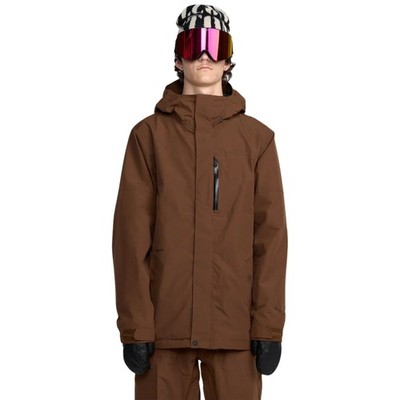 Volcom L Gore-Tex Men's Winter Jacket, Brown, X-Large