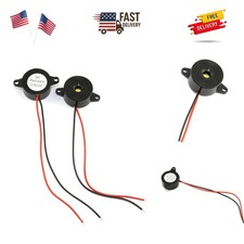 2x Active Piezo Buzzers - High Decibel Sound Device for Various Electronic Needs